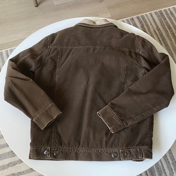 Billabong Dark Brown Jacket with Sherpa Collar and lining - Picture 6 of 6